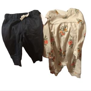 Carter's sleeper & joggers NWOT